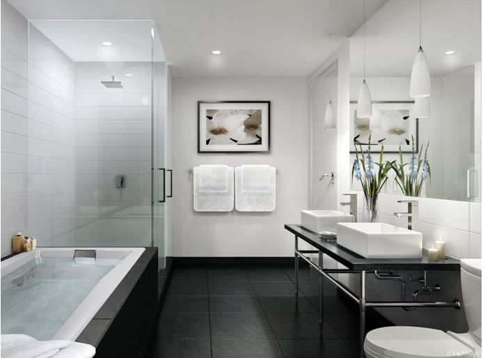 Timeless Sophistication Elevating Your Bathroom with Black and White Decor